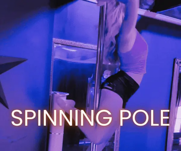 Spinning Pole class at PoleKittens Fitness Cincinnati