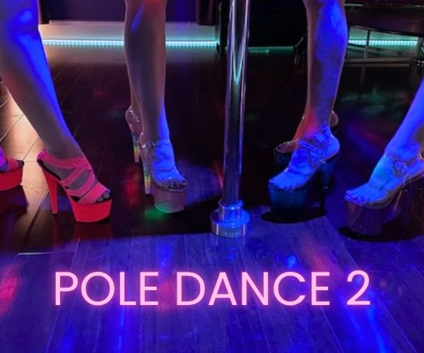 Pole Dance 2 advanced beginner drop-in class at PoleKittens Fitness Cincinnati